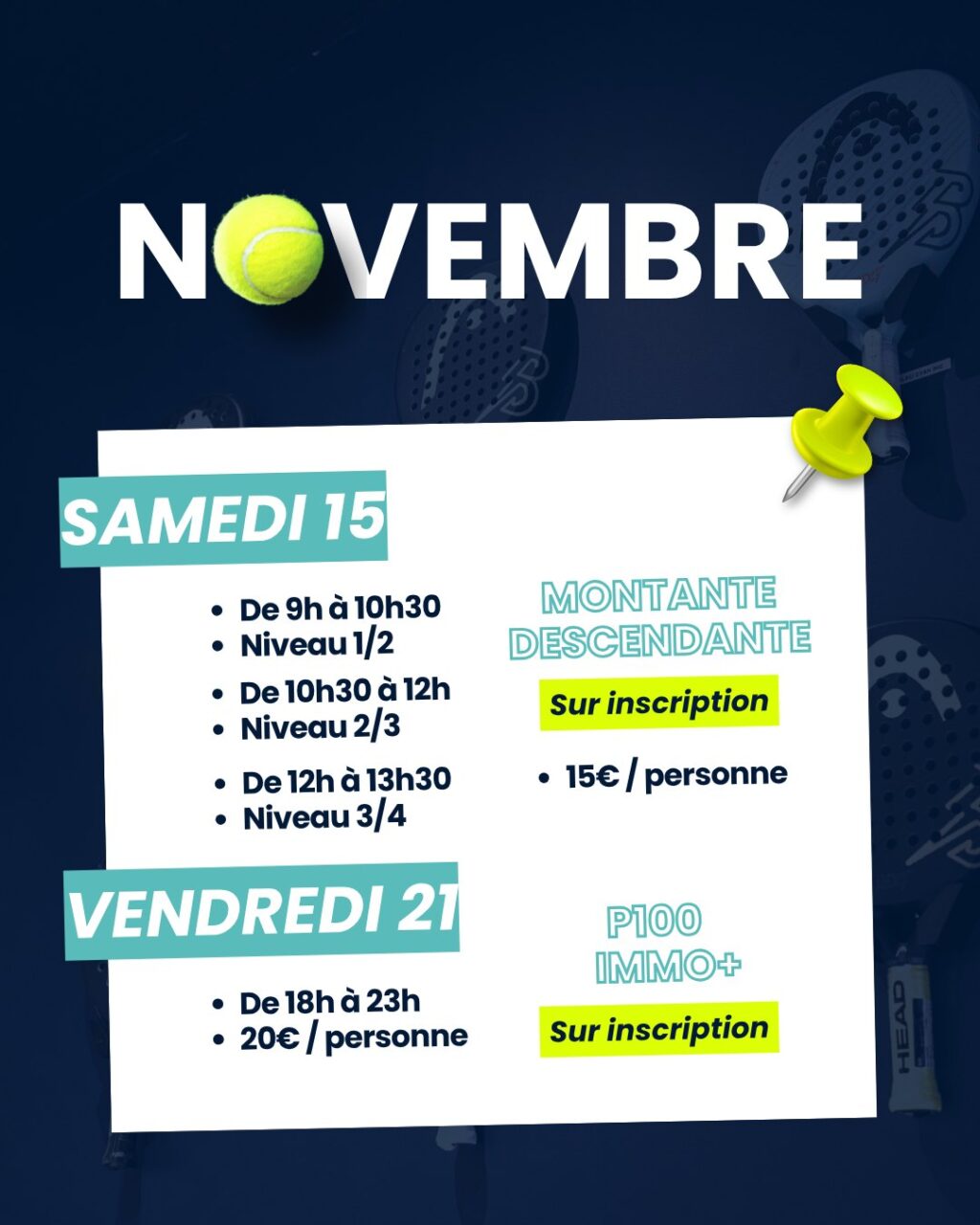 Instagram post from amienspadel. This post is in position 2.